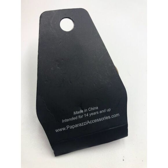 Contemporary Glam: Paparazzi Beaded Gold and Statement Necklace Earrings Set - Picture 7 of 8